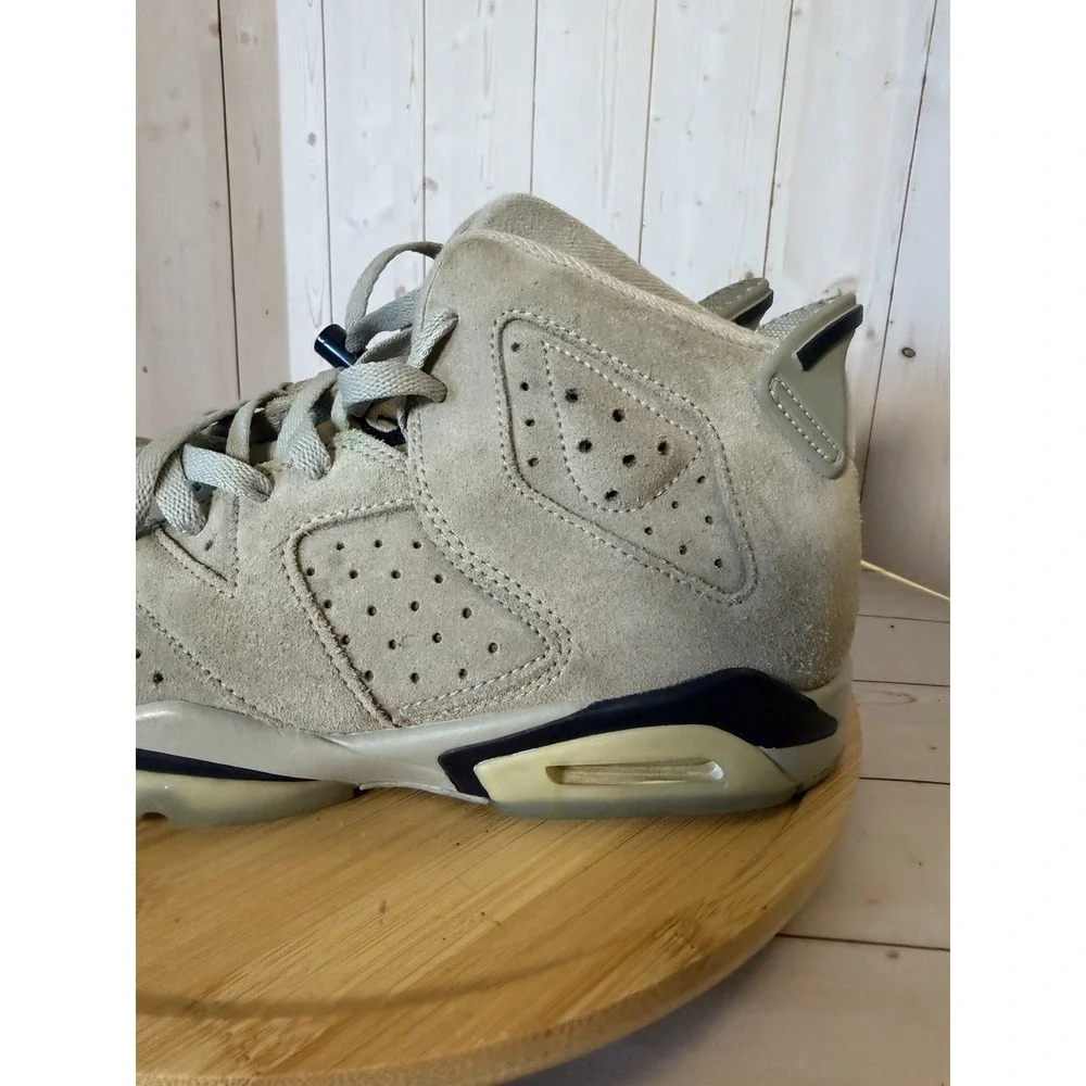 Air Jordan 6 Retro Mid Georgetown Grey (GS) 384665-012 Size 6.5Y Boys